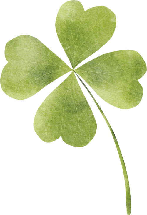 Watercolor Leaf Clover